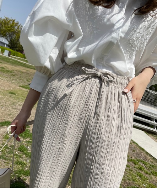 Ambre Neige(アンブルネージュ)の「ヨウリュウイージーパンツ/【WEB/EC限定商品】(その他パンツ・レディース・チャコールグレー/ベージュ・SMALL/MEDIUM)」の17枚目の写真