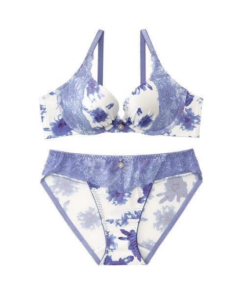 サテン　花柄　フラワー　エメフィール　ブラショーツ3セット サテン 花柄 フラワー エメフィール ブラショーツ3セット - メルカリ