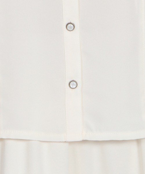 axes femme(アクシーズファム)の「ブローチ付ヴィンテージBL(シャツ/ブラウス・レディース・ブラック/グレー/ワイン/キナリ/ピンク/ラベンダー・MEDIUM/LARGE)」の13枚目の写真