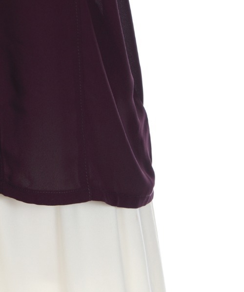 axes femme(アクシーズファム)の「ブローチ付ヴィンテージBL(シャツ/ブラウス・レディース・ブラック/グレー/ワイン/キナリ/ピンク/ラベンダー・MEDIUM/LARGE)」の21枚目の写真