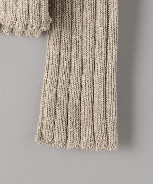 BEAUTY&YOUTH UNITED ARROWS（ビューティーアンドユースユナイテッドアローズ）の「BY リブスリットスリーブハイネックニットプルオーバー -ウォッシャブル-（ニット/セーター・レディース・ベージュ/オリーブ/オフホワイト/ブラック・FREE）」の17枚目の写真