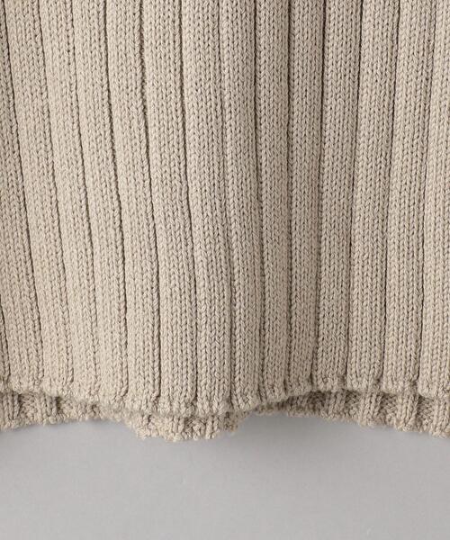 BEAUTY&YOUTH UNITED ARROWS（ビューティーアンドユースユナイテッドアローズ）の「BY リブスリットスリーブハイネックニットプルオーバー -ウォッシャブル-（ニット/セーター・レディース・ベージュ/オリーブ/オフホワイト/ブラック・FREE）」の16枚目の写真