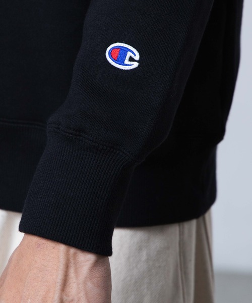 Champion(チャンピオン)の「WEGO/Champion 起毛ロゴプルパーカー(パーカー・メンズ・ホワイト/ブラック/ダークグリーン・LARGE/MEDIUM)」の20枚目の写真