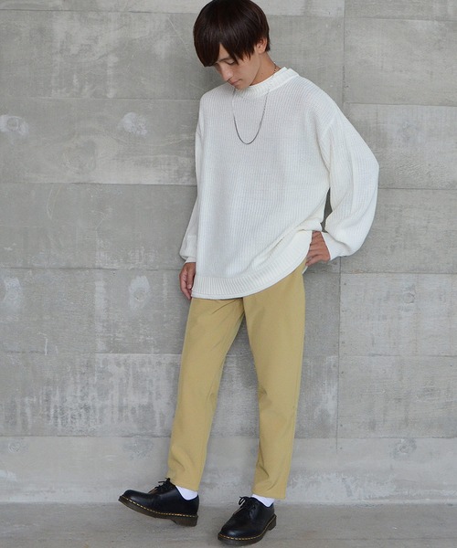 MinoriTY（マイノリティ）の「シェフパンツ/カーゴパンツ 裏起毛あったかパンツ テーパードスラックス（チノパンツ・メンズ・ブラック/ベージュ/カーキ/ネイビー/グレー系その他/ベージュ系その他/グリーン系その他/ブルー系その他/ブラック系その他/チャコール・M/L/XL）」の22枚目の写真