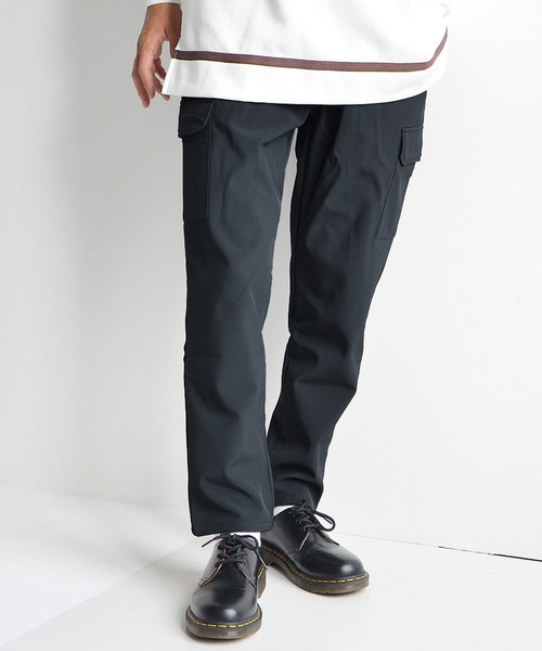 MinoriTY（マイノリティ）の「シェフパンツ/カーゴパンツ 裏起毛あったかパンツ テーパードスラックス（チノパンツ・メンズ・ブラック/ベージュ/カーキ/ネイビー/グレー系その他/ベージュ系その他/グリーン系その他/ブルー系その他/ブラック系その他/チャコール・M/L/XL）」の17枚目の写真