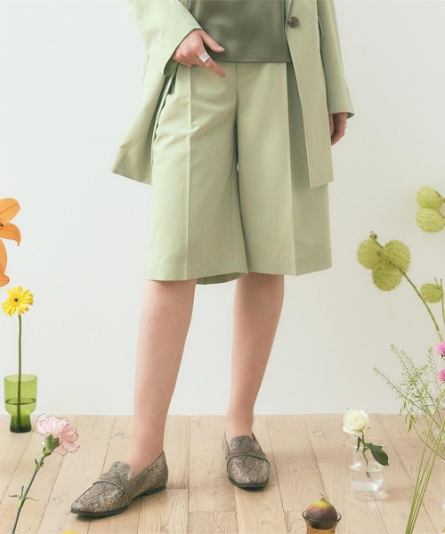 センタープレスハーフパンツ