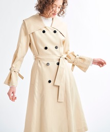 LANVIN en Bleu（ランバンオンブルー）の「セーラーカラートレンチ