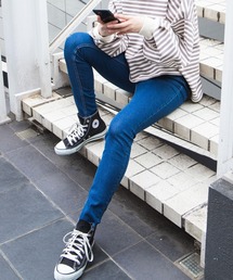 WEGO | WEGO/【XS～Lサイズ】ハイウエストスキニーパンツ(デニムパンツ)