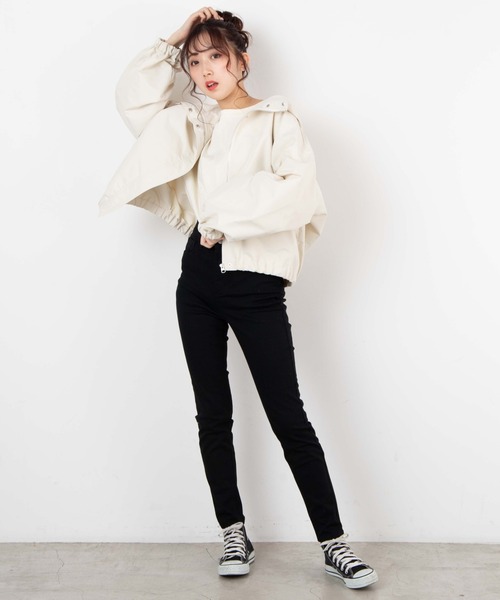 WEGO（ウィゴー）の「WEGO/【XS～Lサイズ】ハイウエストスキニーパンツ（デニムパンツ・レディース・インディゴブルー/ブラック/ダークインディゴブルー/ブラック系その他・MEDIUM/LARGE/SMALL/MEDIUM/TALL/X-SMALL）」の10枚目の写真