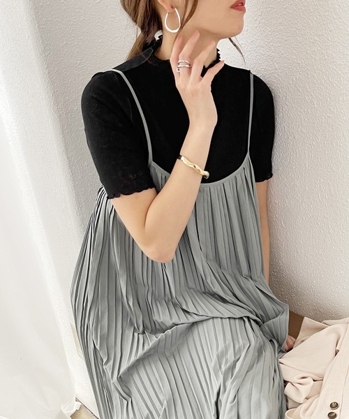 Shelly island（シェリーアイランド）の「メローシアートップス（Tシャツ/カットソー・レディース・ホワイト/ライトブルー/ブラック・FREE）」の16枚目の写真