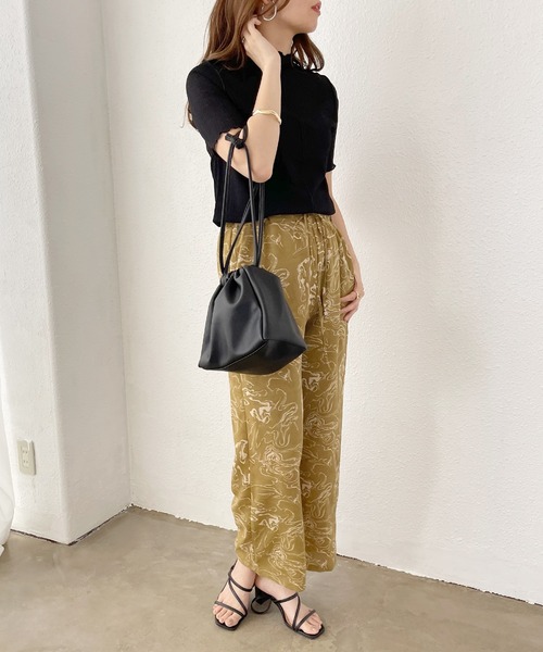 Shelly island（シェリーアイランド）の「メローシアートップス（Tシャツ/カットソー・レディース・ホワイト/ライトブルー/ブラック・FREE）」の18枚目の写真