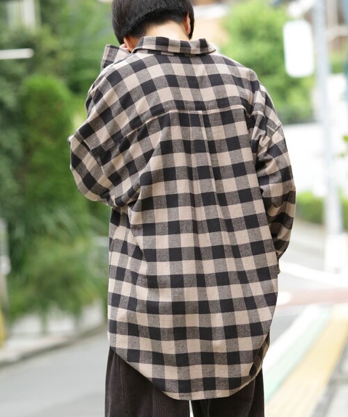 FREAK'S STORE（フリークスストア）の「長袖シャツ（シャツ/ブラウス・メンズ・ブラウン・MEDIUM）」の3枚目の写真