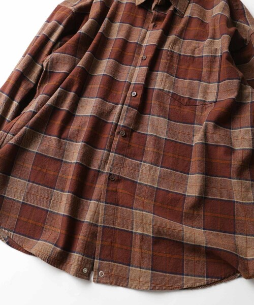 FREAK'S STORE（フリークスストア）の「長袖シャツ（シャツ/ブラウス・メンズ・ブラウン・MEDIUM）」の8枚目の写真