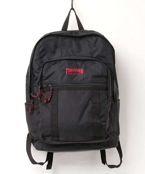 THRASHER（スラッシャー）の「THRASHER/スラッシャー　ナイロン420D カラーロゴ バックパック（バックパック/リュック・メンズ・ブラック系その他4/ブラック系その他2/ブラック系その他/ブラック系その他3・FREE）」の3枚目の写真