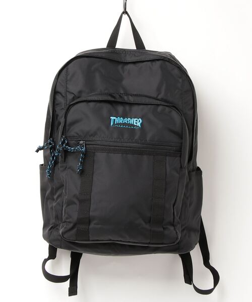 THRASHER（スラッシャー）の「THRASHER/スラッシャー　ナイロン420D カラーロゴ バックパック（バックパック/リュック・メンズ・ブラック系その他4/ブラック系その他2/ブラック系その他/ブラック系その他3・FREE）」の4枚目の写真