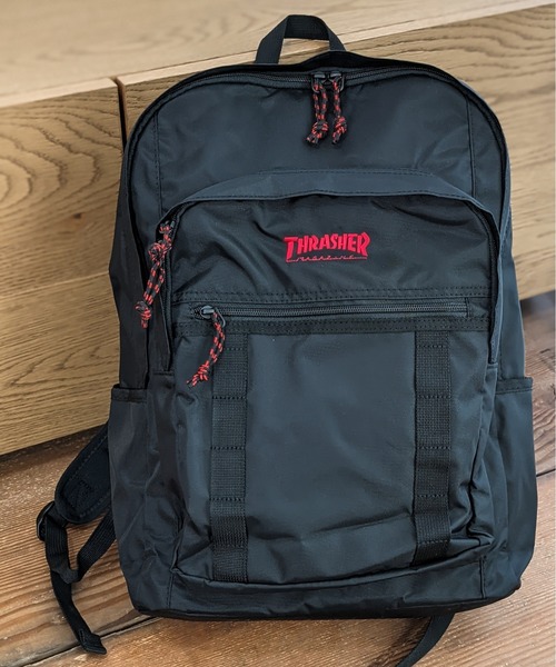 THRASHER（スラッシャー）の「THRASHER/スラッシャー　ナイロン420D カラーロゴ バックパック（バックパック/リュック・メンズ・ブラック系その他4/ブラック系その他2/ブラック系その他/ブラック系その他3・FREE）」の11枚目の写真