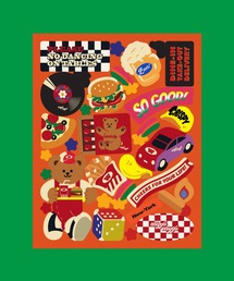 WIGGLE WIGGLE | WIGGLE WIGGLE／リムーバブルステッカー Take-Out 2951369(ステーショナリー)