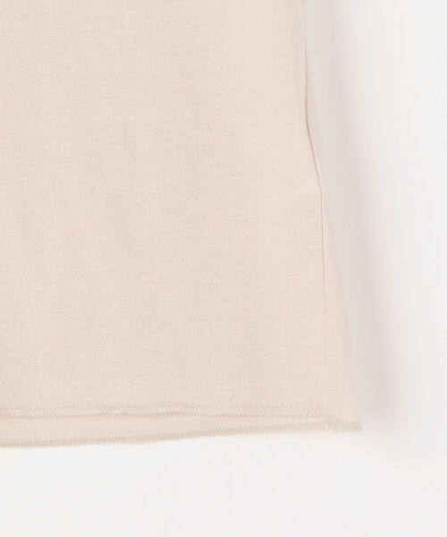 NOLLEY’S（ノーリーズ）の「ドライ天竺ノースリーブロゴTシャツ（Tシャツ/カットソー・レディース・オフホワイト/ブラック/ベージュ・FREE）」の15枚目の写真