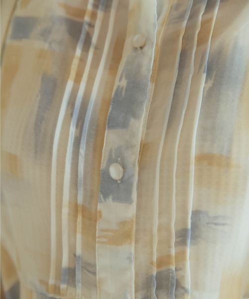 nemne store（ネンネストア）の「木漏れ日に光るシアードレスシャツ（シャツ/ブラウス・レディース・ホワイト/ライトブルー/イエロー/ブルー/ライトグリーン/アイボリー/モカ/その他1・フリー）」の18枚目の写真