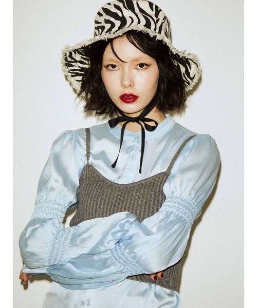 jouetie（ジュエティ）の「フリンジバケットハット（ハット・レディース・ブラック/その他1・FREE）」の14枚目の写真