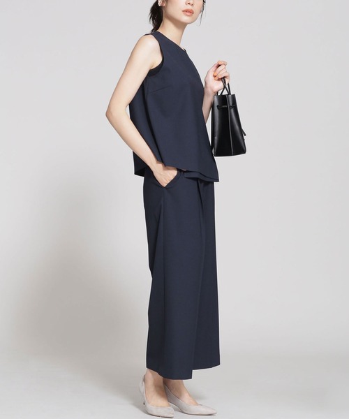 即納送料無料 セール パナマオックスセットアップ ノースリーブ サロペット オーバーオール Nano Universe ナノユニバース のファッション 半額sale Arenatheatre Net