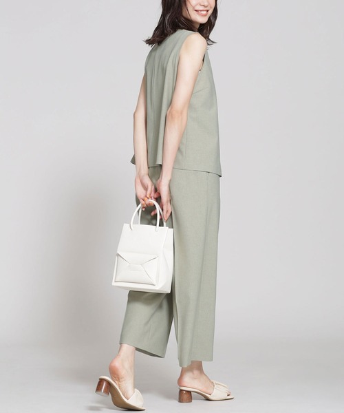 即納送料無料 セール パナマオックスセットアップ ノースリーブ サロペット オーバーオール Nano Universe ナノユニバース のファッション 半額sale Arenatheatre Net