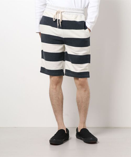 koe（コエ）の「ミニ裏毛総柄ショーツ*（その他パンツ・メンズ・B/E/A/C/F/D・L/M/XL）」の2枚目の写真