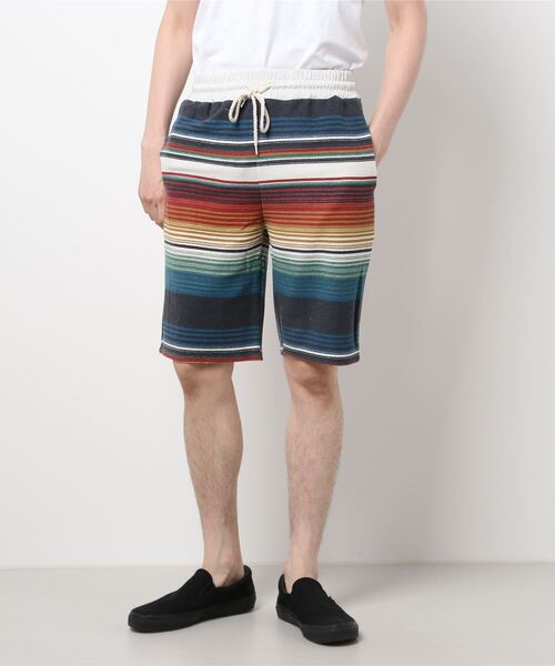 koe（コエ）の「ミニ裏毛総柄ショーツ*（その他パンツ・メンズ・B/E/A/C/F/D・L/M/XL）」の3枚目の写真