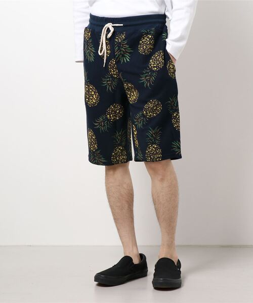 koe（コエ）の「ミニ裏毛総柄ショーツ*（その他パンツ・メンズ・B/E/A/C/F/D・L/M/XL）」の6枚目の写真