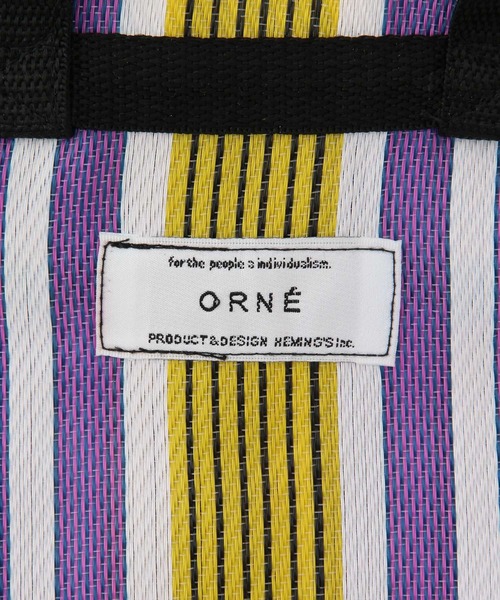ORNE（オルネ）の「【ORNE/オルネ】パッキングシートスクエアバッグ（トートバッグ・レディース・レッド/グリーン/ベージュ系その他/パープル・FREE）」の11枚目の写真