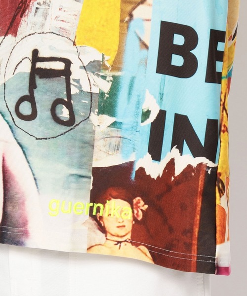 RAWLIFE(ロウライフ)の「guernika/ゲルニカ/総柄Tシャツ(Tシャツ/カットソー・メンズ・その他/ブラック・FREE)」の8枚目の写真