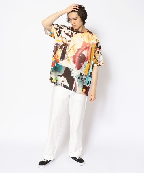 RAWLIFE(ロウライフ)の「guernika/ゲルニカ/総柄Tシャツ(Tシャツ/カットソー・メンズ・その他/ブラック・FREE)」の12枚目の写真