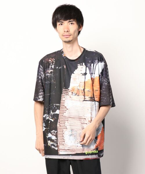 RAWLIFE(ロウライフ)の「guernika/ゲルニカ/総柄Tシャツ(Tシャツ/カットソー・メンズ・その他/ブラック・FREE)」の14枚目の写真
