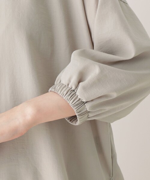 DRESKIP（ドレスキップ）の「◆サイドリボンゆるチュニックワンピース（チュニック・レディース・ブラック/オフホワイト/サンドベージュ・02/03）」の10枚目の写真