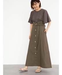 ・SUGAR SPOON リネンベルトツキジャンスカ＊