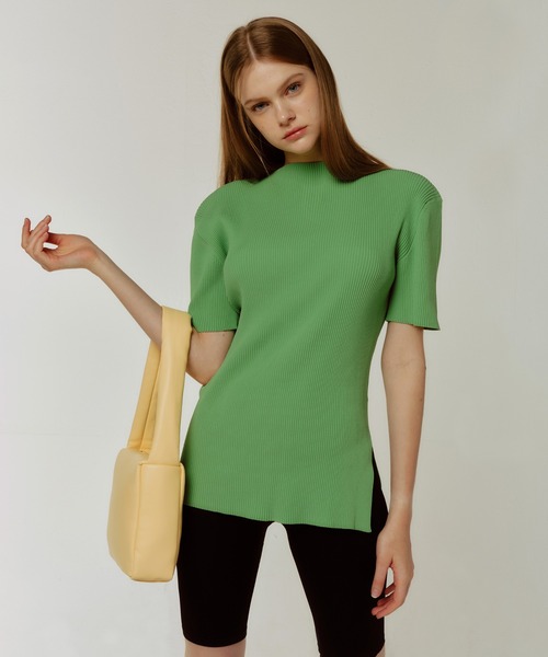 SAMO ONDOH（セイモオンド）の「【SAMO ONDOH】SPONGE BAG M LAMBSKIN / セイモオンド スポンジバッグ M ラムスキン（ショルダーバッグ・レディース・ブラック/ピンク/グリーン/クリーム/ブラウン/ブルー/レモンイエロー/スモーキーグリーン系・FREE）」の15枚目の写真