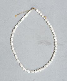 ＜PREEK＞HALF &HALF BAROQUE PEARL NECKLACE 42/ネックレス