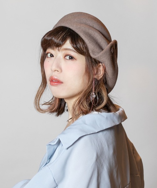 CA4LA（カシラ）の「ROCHELLE 5（ハンチング/ベレー帽・レディース・ブラウン/ブルー/ブラック/グレー・ONESIZE）」の12枚目の写真