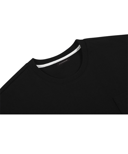 AT THE MOMENT(アットザモーメント)の「【AT THE MOMENT 】ビッグポケット オーバーサイズティーシャツ / Big Pocket Oversized T-shirt(Tシャツ/カットソー・メンズ・ホワイト/ブラック/ベージュ/ブルーグレー・MEDIUM/LARGE)」の19枚目の写真