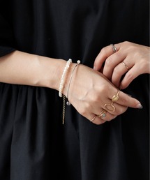 Libra Cue | 淡水パールクラシックブレスレット(ブレスレット)