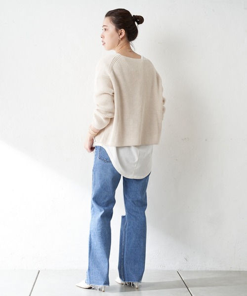 SHENERY（シーナリー）の「ダメージデニムパンツ（デニムパンツ・レディース・ブルー・38/36）」の11枚目の写真