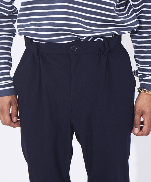 NUMBER M(ナンバーエム)の「【別注】NUMBER M / ナンバーエム 2WAY ジャージ 9分丈パンツ(スウェットパンツ・メンズ・チャコールグレー/ベージュ/ネイビー・44/46/48/50)」の8枚目の写真