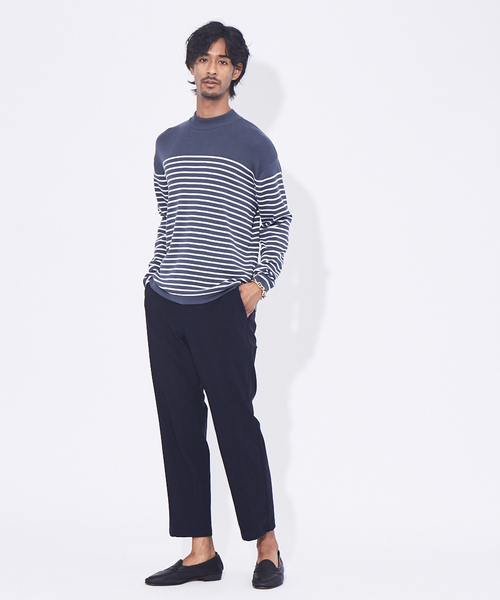 NUMBER M(ナンバーエム)の「【別注】NUMBER M / ナンバーエム 2WAY ジャージ 9分丈パンツ(スウェットパンツ・メンズ・チャコールグレー/ベージュ/ネイビー・44/46/48/50)」の14枚目の写真