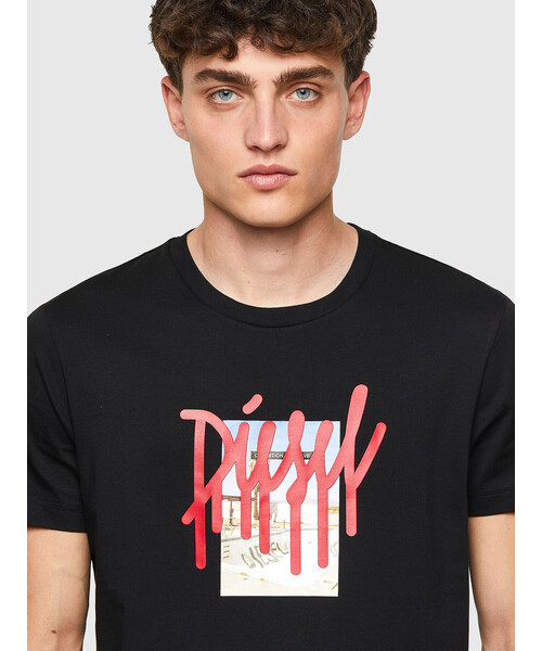 DIESEL（ディーゼル）の「メンズ Tシャツ グラフィティー