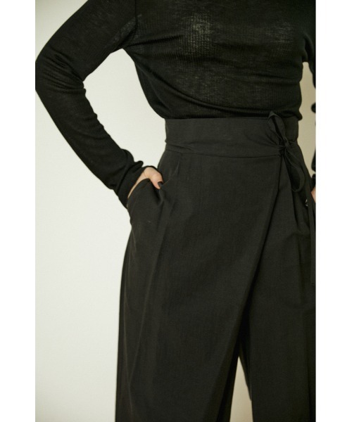 BLACK BY MOUSSY（ブラックバイマウジー）の「wrap easy pants（ラップ
