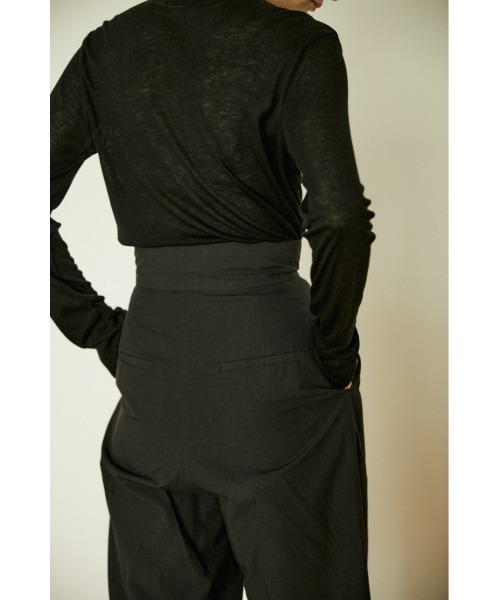 BLACK BY MOUSSY（ブラックバイマウジー）の「wrap easy pants（ラップ