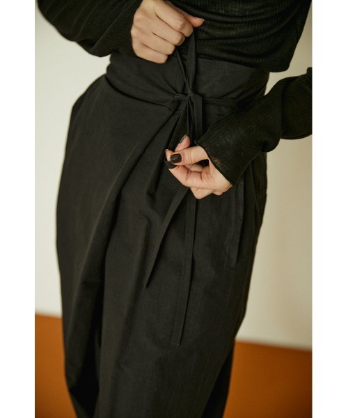 BLACK BY MOUSSY（ブラックバイマウジー）の「wrap easy pants（ラップ