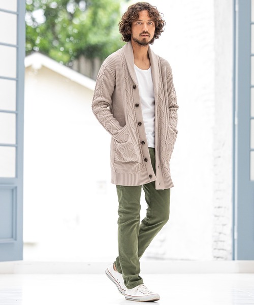 BOBSON(ボブソン)の「mp9263-phiten × BOBSON コラボ 後染め カラーパンツ(デニムパンツ・メンズ・グレー/オリーブ・1/5/4/2)」の8枚目の写真