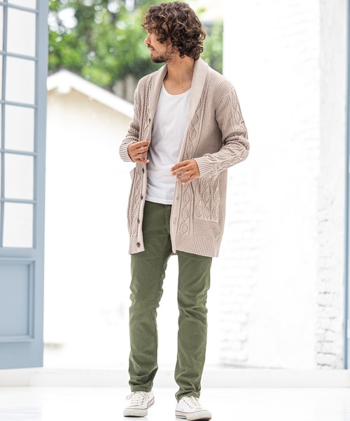 BOBSON(ボブソン)の「mp9263-phiten × BOBSON コラボ 後染め カラーパンツ(デニムパンツ・メンズ・グレー/オリーブ・1/5/4/2)」の10枚目の写真