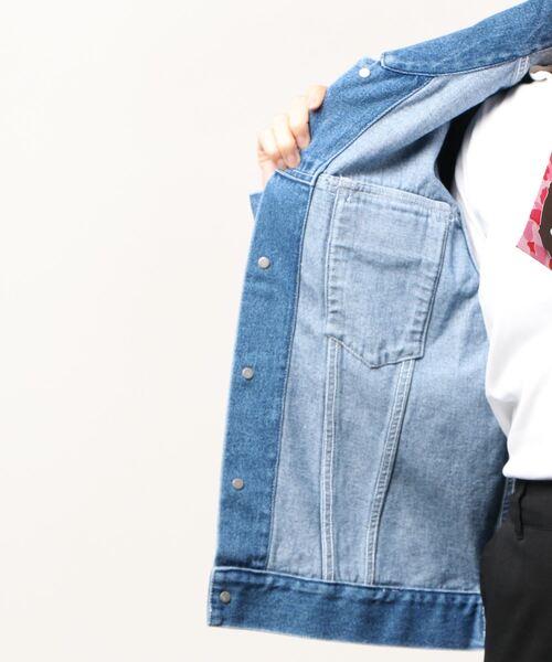 AAPE BY A BATHING APE デニムジャケット AAPE BY *A BATHING APE® デニムジャケット | ブルー | FARFETCH JP